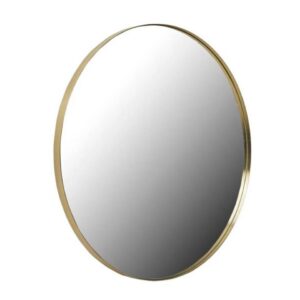 Elle Round 100cm Mirror - Brush Gold