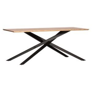 Albany Dining Table Natural/Black