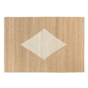 Diamonds X-Large Rug Natural/White