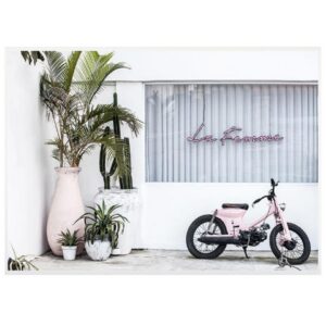 Le Femme I Artwork (Oak frame)