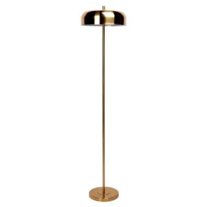 Sachs Floor Lamp Brushed Brass w Brushed Brass Shade