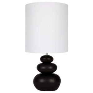 Koa Table Lamp Black Matte Ceramic