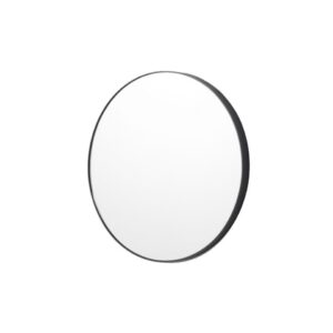 Bjorn Large Round Mirror Black