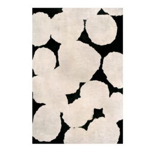 Beige Abstract Black Frame Artwork