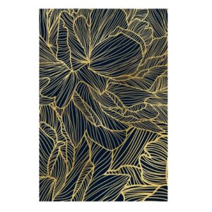 Efflorescence - Navy Artwork White Frame