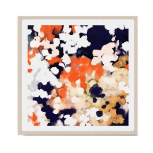 Kina Art Print Artwork Oak Frame