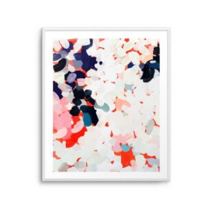 Anita Art Print Artwork White Frame