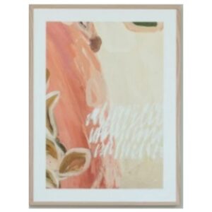 Dusty Grid Artwork Oak Frame