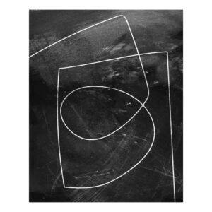 Minimal Invert Oak Box Frame Canvas Artwork