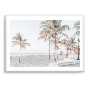 Florida Keys II Artwork White Frame