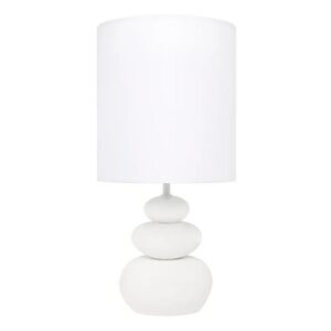 Koa Table Lamp White Matte Ceramic