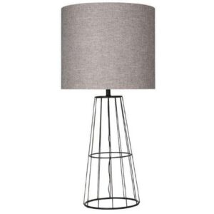 Haig Table Lamp Black/Grey