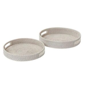 Orust Tray Set of 2 White