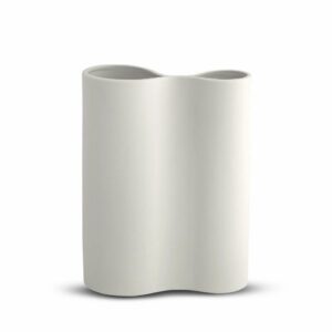 Smooth Infinity Vase Snow
