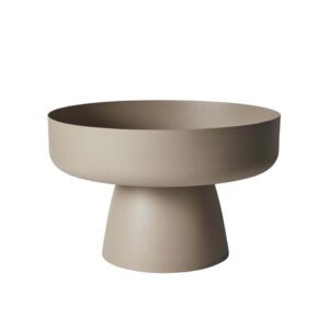 Mona Pedestal Vase Latte