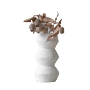 Leo Vase White