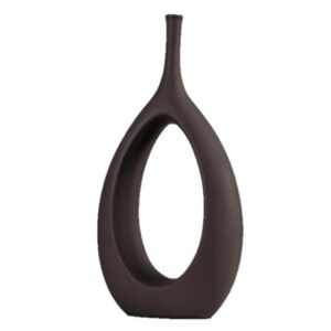 Orchid Vase Black