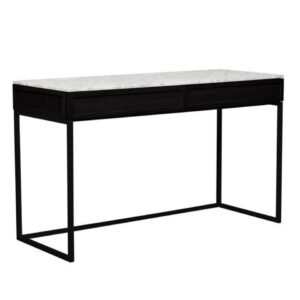 Maxwell Desk - Black Oak/MattWhite