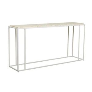 Bondi Console Sand Terazzo / White