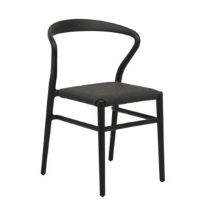 Joi Outdoor Dining Chair Anthracite/Black