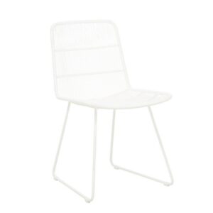 Granada Sleigh Dining Chair White