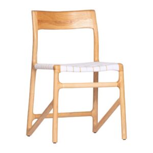 Daintree Dining Chair - Natural/White