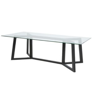 Geo Dining Table - Charcoal