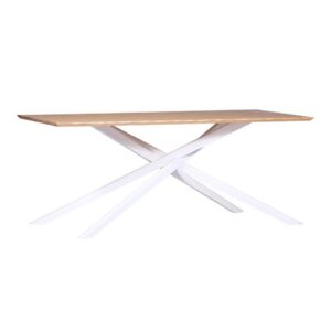 Albany Dining Table Natural/White