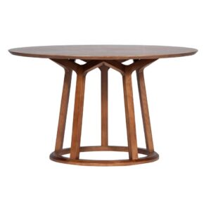 Cayman Round Dining Table Walnut