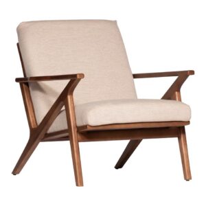 Seagrass Accent Chair Walnut/Beige
