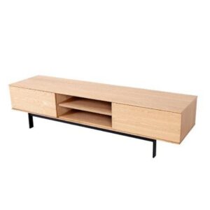 Skara Large 2 Door Entertainment Unit Oak