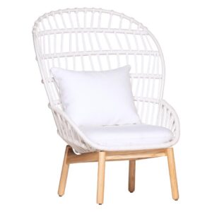 Seychelles Accent Chair Natural/White