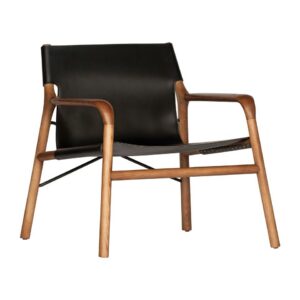 Staghorn Accent Chair Black/Walnut