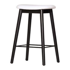Aloha Low Barstool Black/White