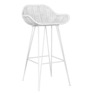 Angola Barstool White
