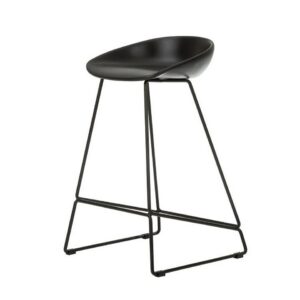 Sled Bar Stool Black