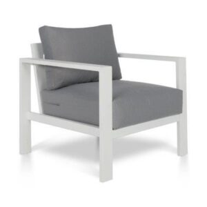 Carribean Outdoor Arm Chair White/Grey