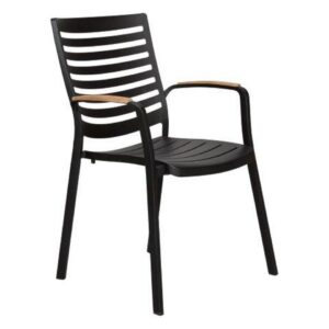 Sri Lanka Outdoor Dining Chair Natural/Black