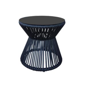 Sicily Outdoor Side Table Black