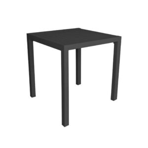 Stockton Outdoor Square Dining Table Charcoal