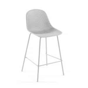 Quinby Outdoor Barstool White