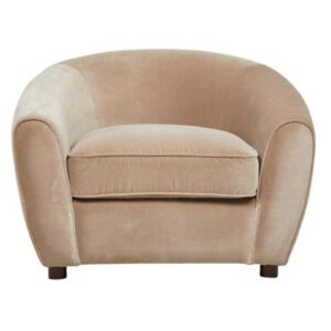 Bogart Arc Armchair Mink Velvet