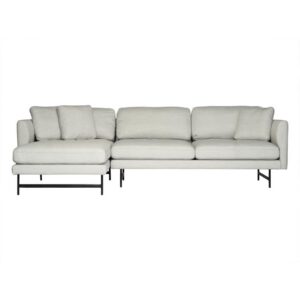 Boston 2 Seat Lounge + Chaise (LHF) Light Grey