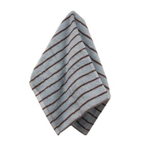 Morgan Stripe Reversable Hand Towel Blue/Brown