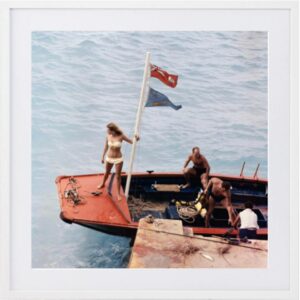 Andros Island 2 Slim Aaron Artwork White Frame