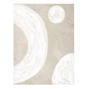 Blanc Spaces II Black Box Frame Canvas Artwork