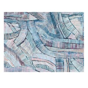 Dhala-Bu-Nya Bula Blue Oak Box Frame Canvas Artwork