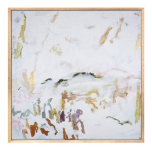 Lost in Melody Canvas Artwork Oak Frame