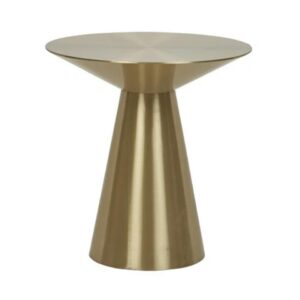 Elle Hourglass Side Table - BrsGold