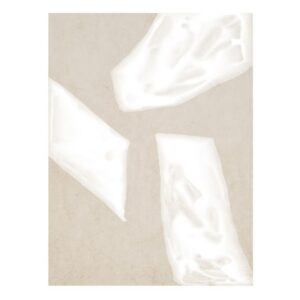 Blanc Spaces III Black Box Frame Canvas Artwork